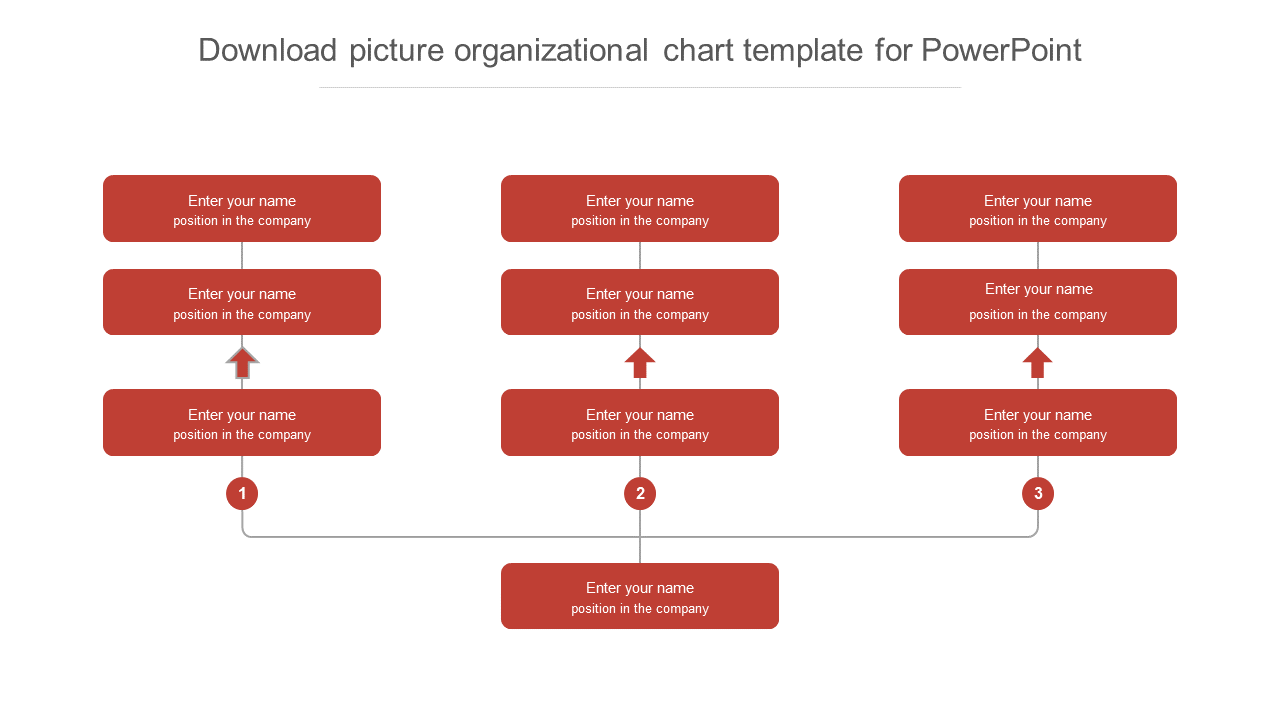 download picture organizational chart template for powerpoint